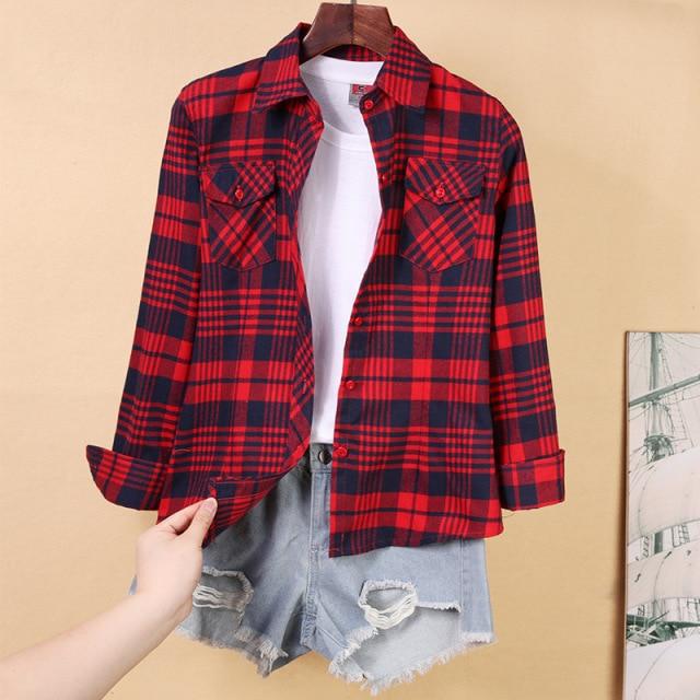 Women's Plaid Shirts