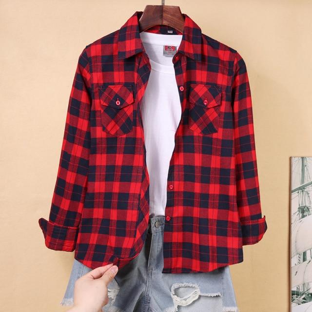 Women's Plaid Shirts