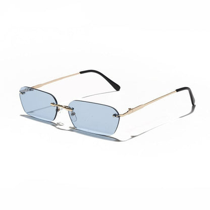 Rimless Rectangle Sunglasses