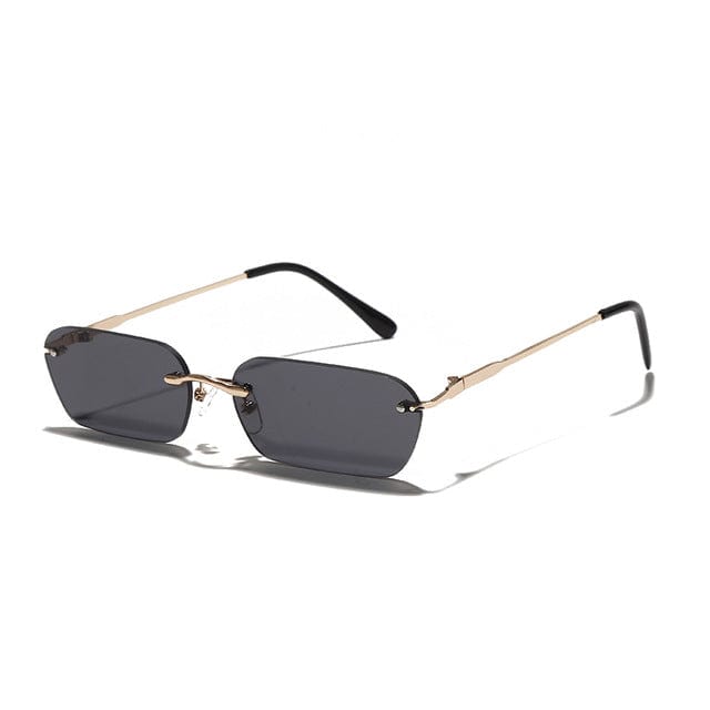 Rimless Rectangle Sunglasses