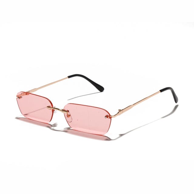 Rimless Rectangle Sunglasses