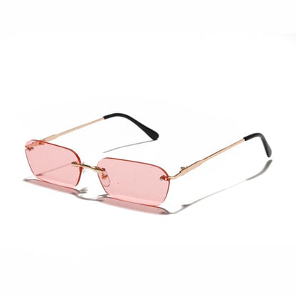 Rimless Rectangle Sunglasses