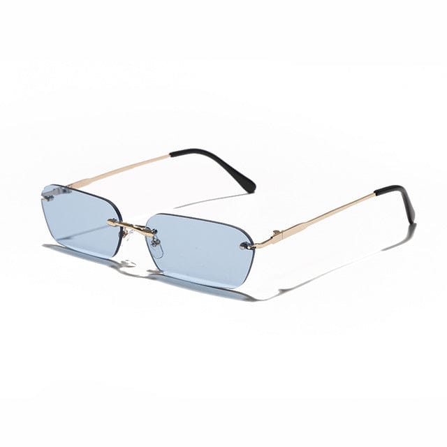 Rimless Rectangle Sunglasses