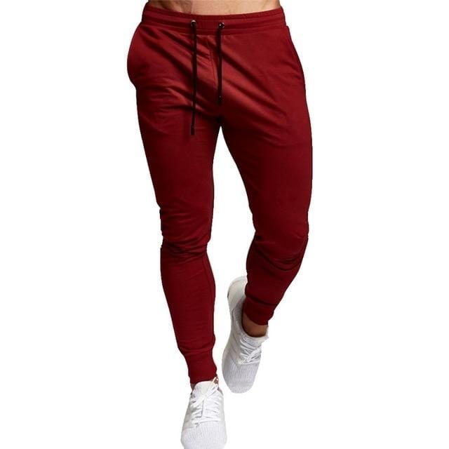 Men Plaid Slim Fit Pants