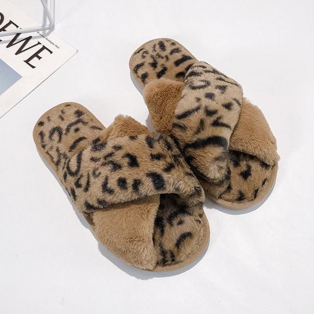 Women Fur Fashion Warm Slippers