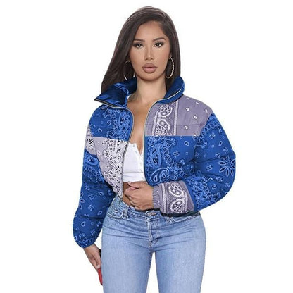 Bandana Bubble Jackets For Women