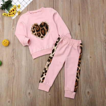 Kids Pink Tracksuit Set