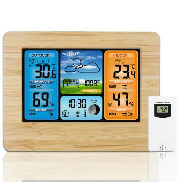 Weather Station Clock LED Alarm Clock