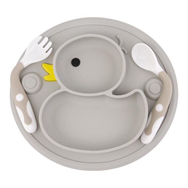 Baby Silicone Plate Set