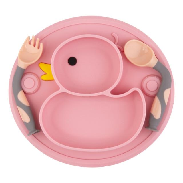 Baby Silicone Plate Set