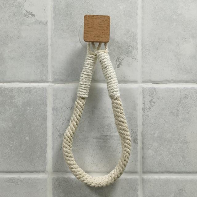 Vintage Towel Hanging Rope