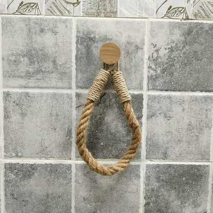 Vintage Towel Hanging Rope