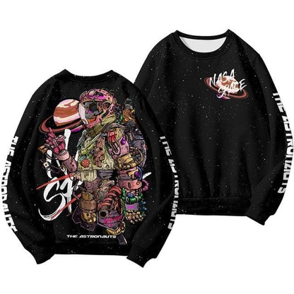 Astronaut Print Sweater