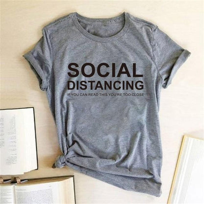 SOCIAL DISTANCING Women T-shirt