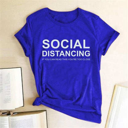 SOCIAL DISTANCING Women T-shirt