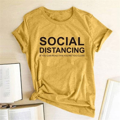 SOCIAL DISTANCING Women T-shirt