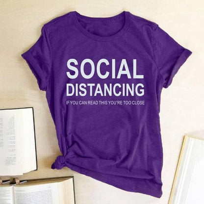 SOCIAL DISTANCING Women T-shirt