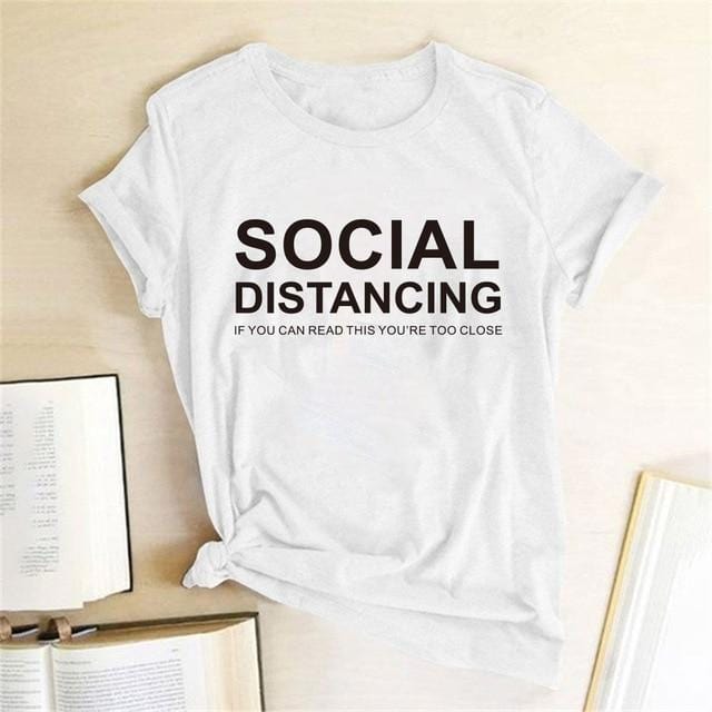 SOCIAL DISTANCING Women T-shirt