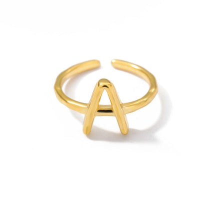 Initial A-Z Letters Rings For Women