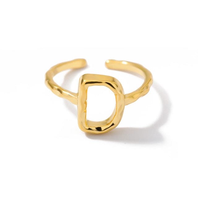 Initial A-Z Letters Rings For Women