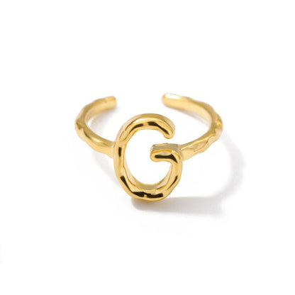 Initial A-Z Letters Rings For Women