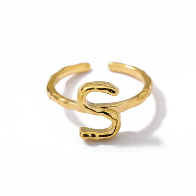 Initial A-Z Letters Rings For Women