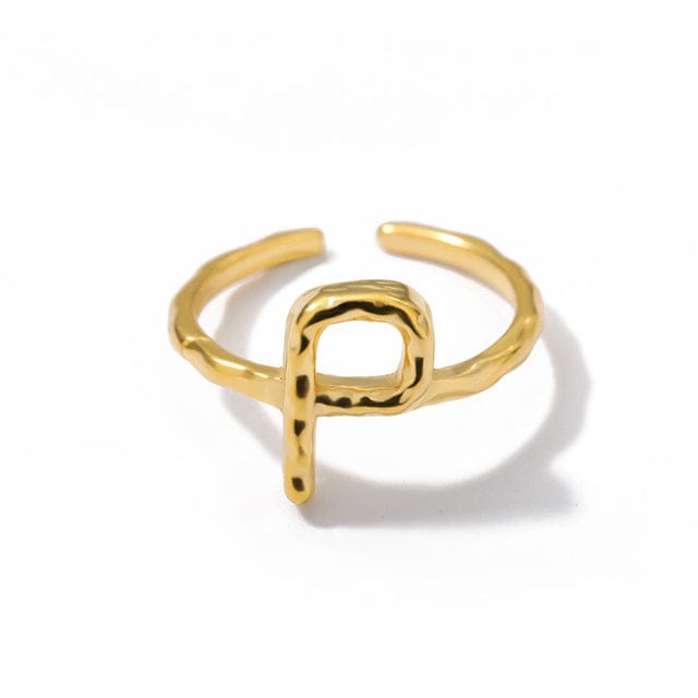 Initial A-Z Letters Rings For Women