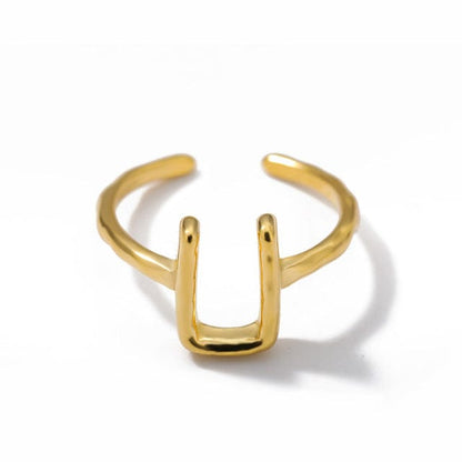 Initial A-Z Letters Rings For Women