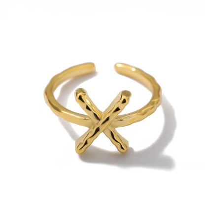 Initial A-Z Letters Rings For Women