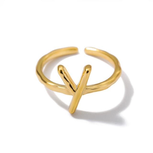 Initial A-Z Letters Rings For Women