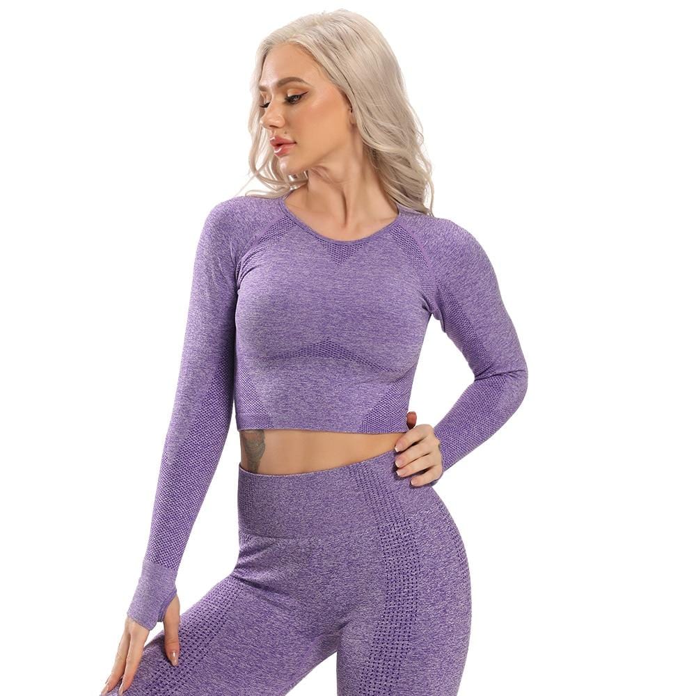 Seamless Yoga Top Long Sleeve