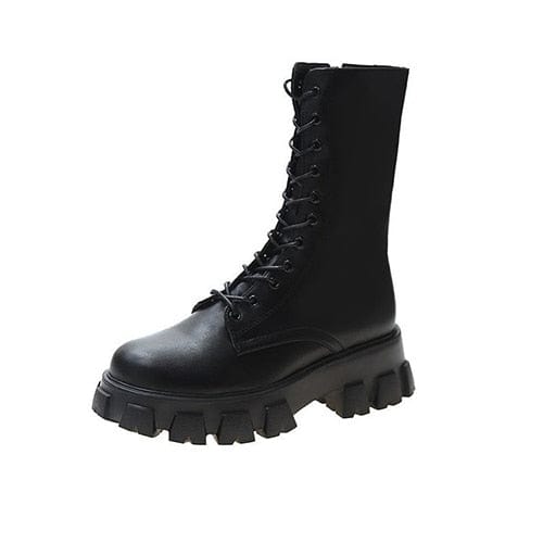 Women Lace Up Boots