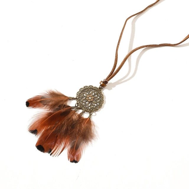 Women Feather Chains