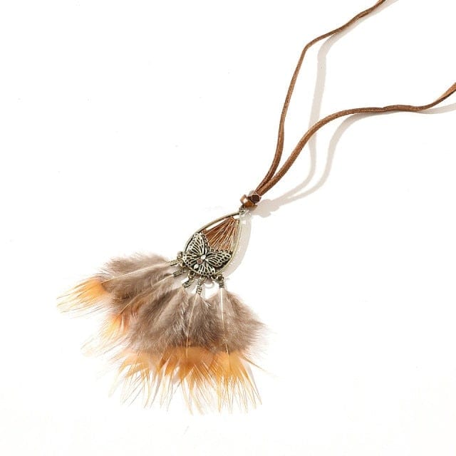 Women Feather Chains