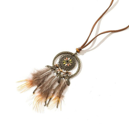 Women Feather Chains