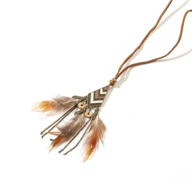 Women Feather Chains