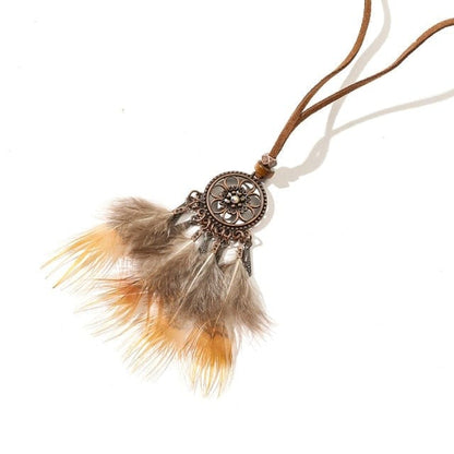 Women Feather Chains