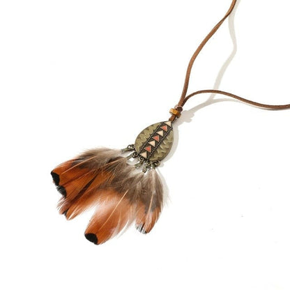 Women Feather Chains