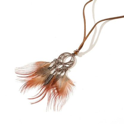 Women Feather Chains