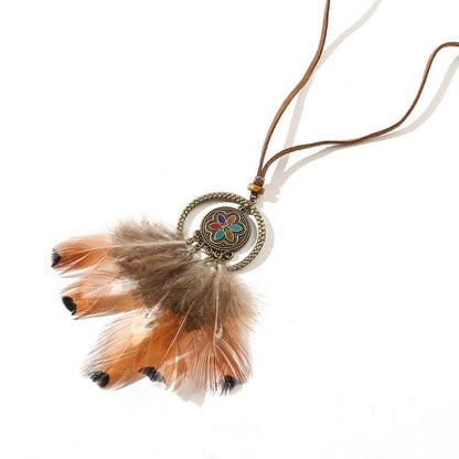 Women Feather Chains