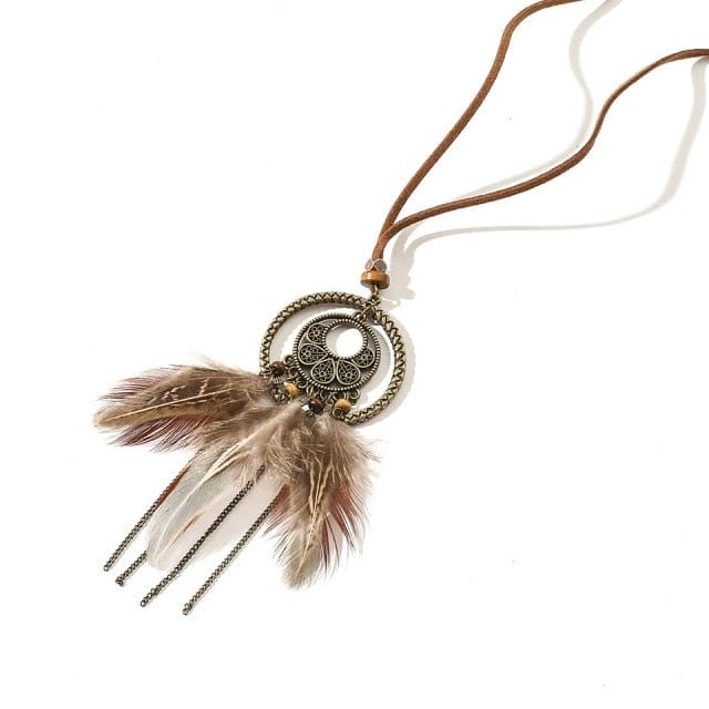 Women Feather Chains