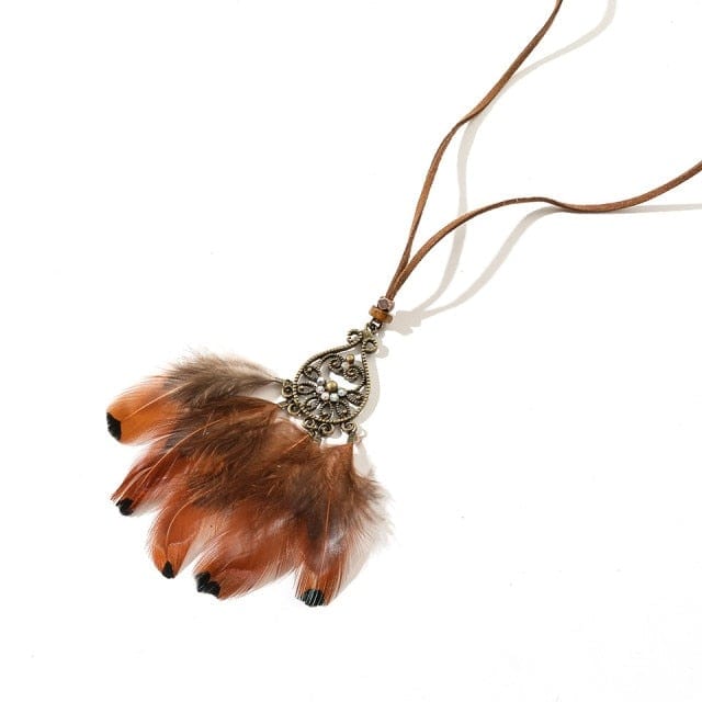 Women Feather Chains