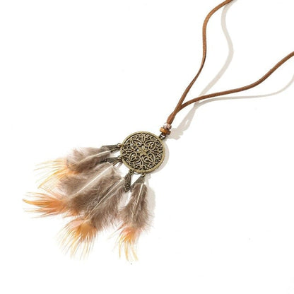 Women Feather Chains