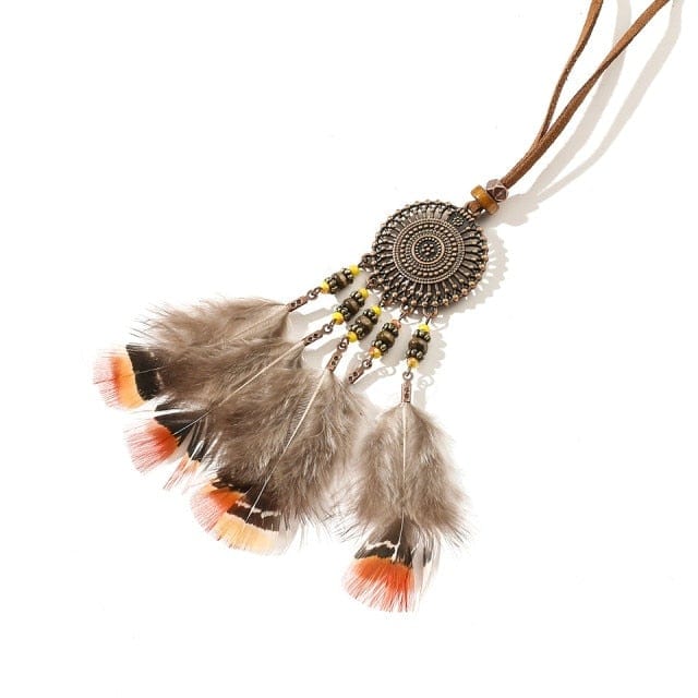 Women Feather Chains