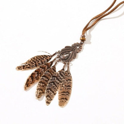 Women Feather Chains