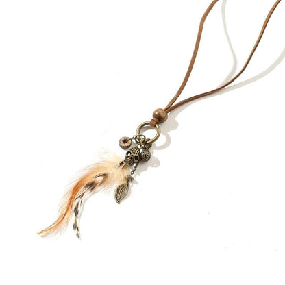 Women Feather Chains