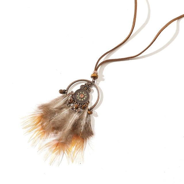 Women Feather Chains