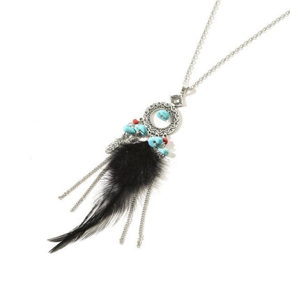 Women Feather Chains