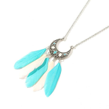 Women Feather Chains