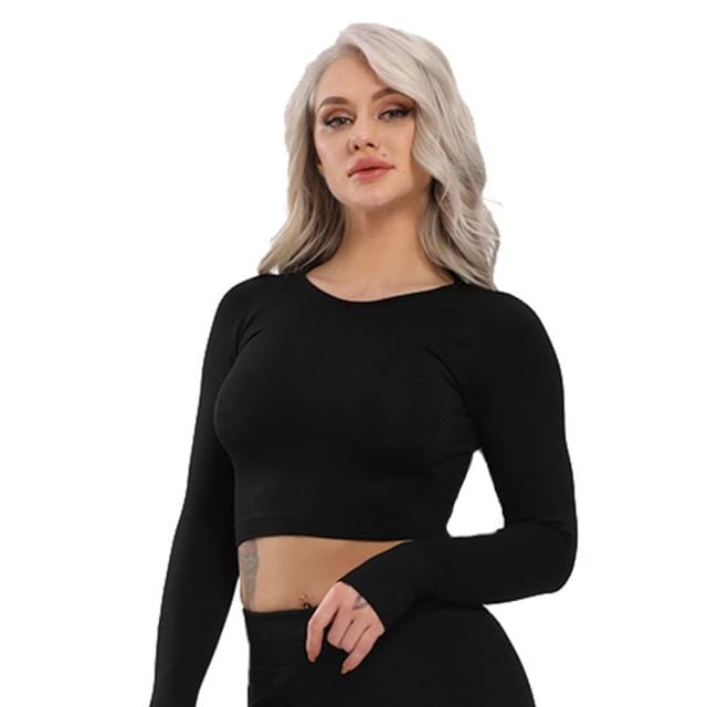 Seamless Yoga Top Long Sleeve